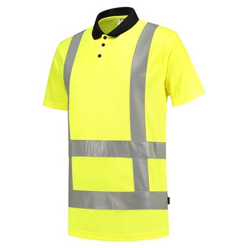 Poloshirt RWS Birdseye fluorgeel